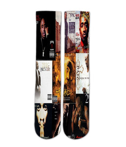 2pac classic album socks - Dope Sox Official-Elite custom socks