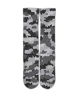 Cool Design Socks - Be hive Camo Pattern sock design - 3d printed socks - Men/Women/Kids - Dope Sox Official-Elite custom socks