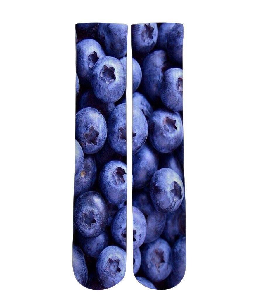 Blue Berry graphic socks - Dope Sox Official-Elite custom socks