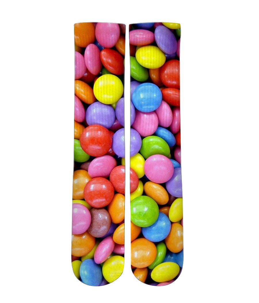 Chocolate candy graphic socks - Dope Sox Official-Elite custom socks