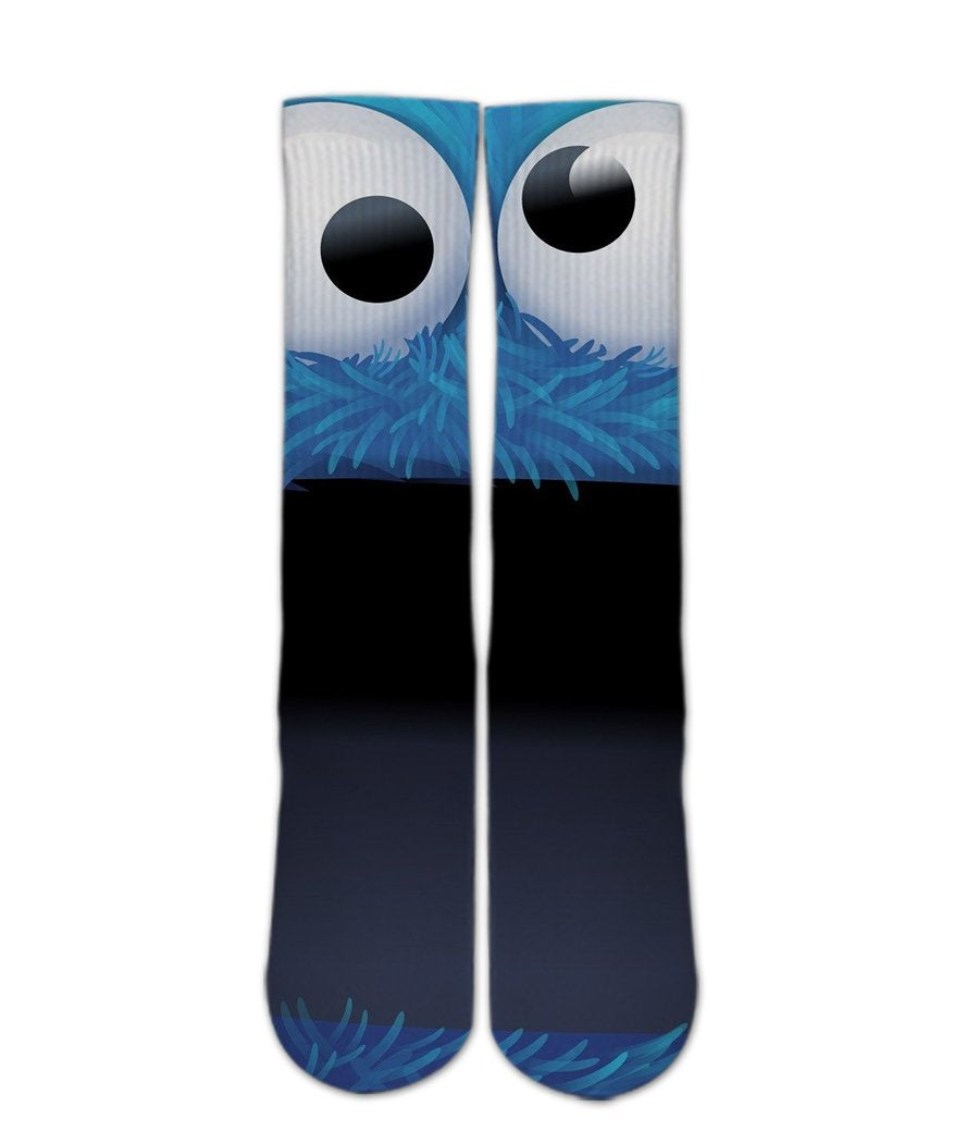 Cookie Monster cartoon socks