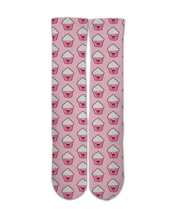 Cool Design Socks - Cup Cake pattern sock design - 3d printed socks - Men/Women/Kids - Dope Sox Official-Elite custom socks