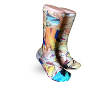 Dragon Ball Z comic book strip -Custom Elite Crew socks - Dope Sox Official-Elite custom socks