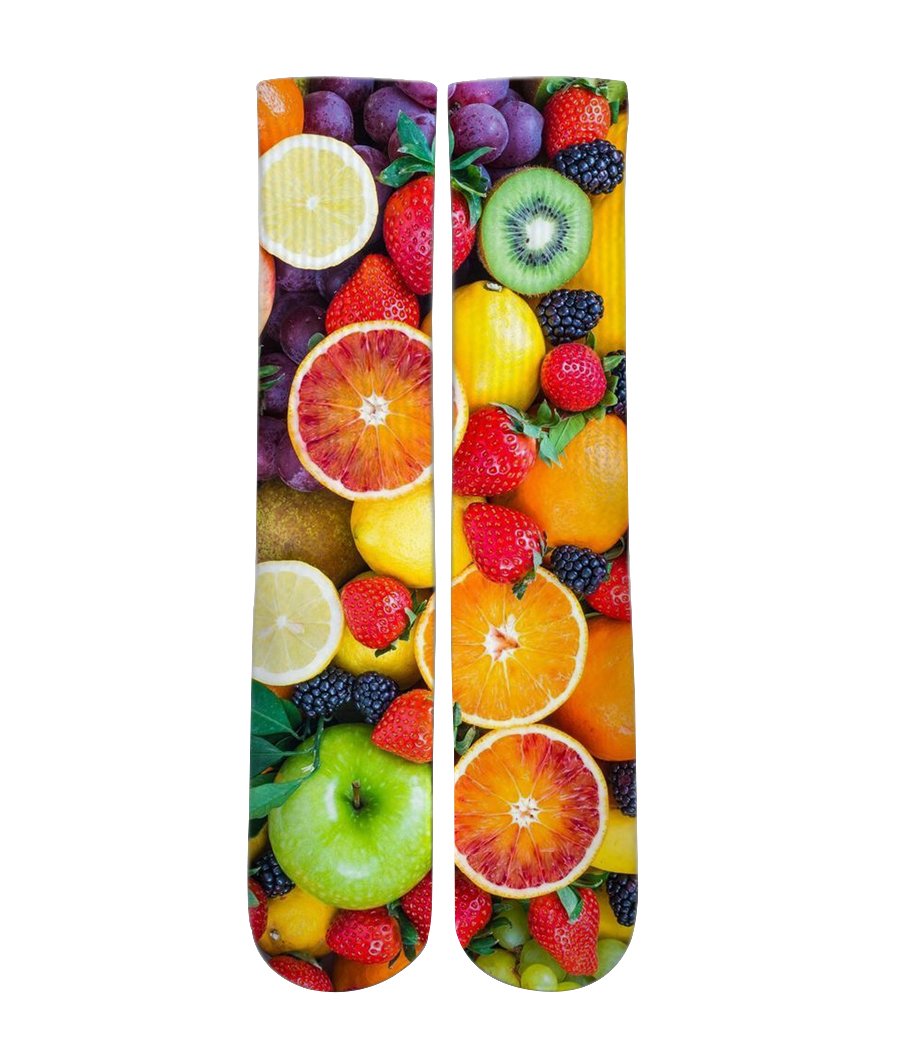 Fruit platter elite graphic socks - Dope Sox Official-Elite custom socks