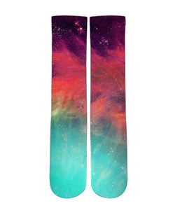 Skyline galaxy socks - Elite sublimated crew socks - Dope Sox Official-Elite custom socks