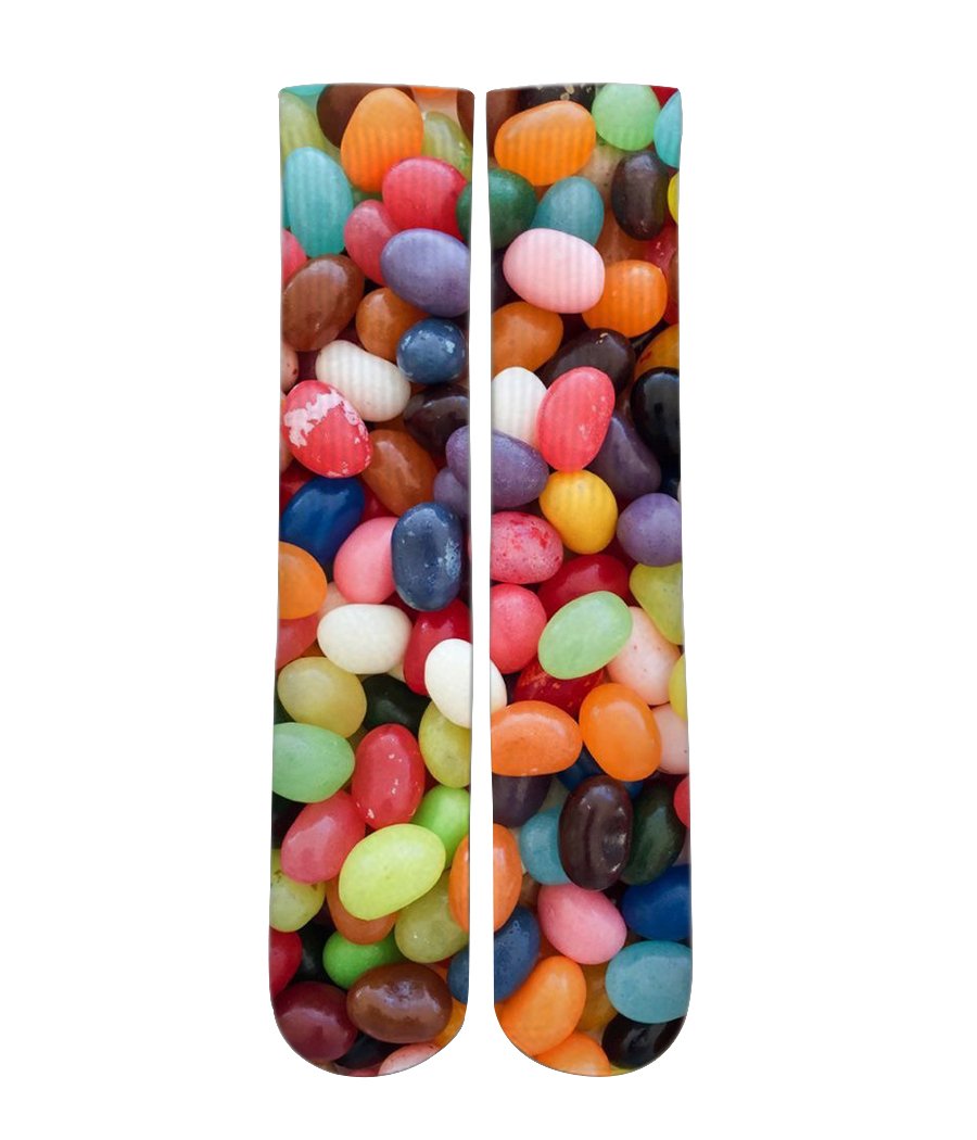 Jelly bean candy elite graphic socks - Dope Sox Official-Elite custom socks