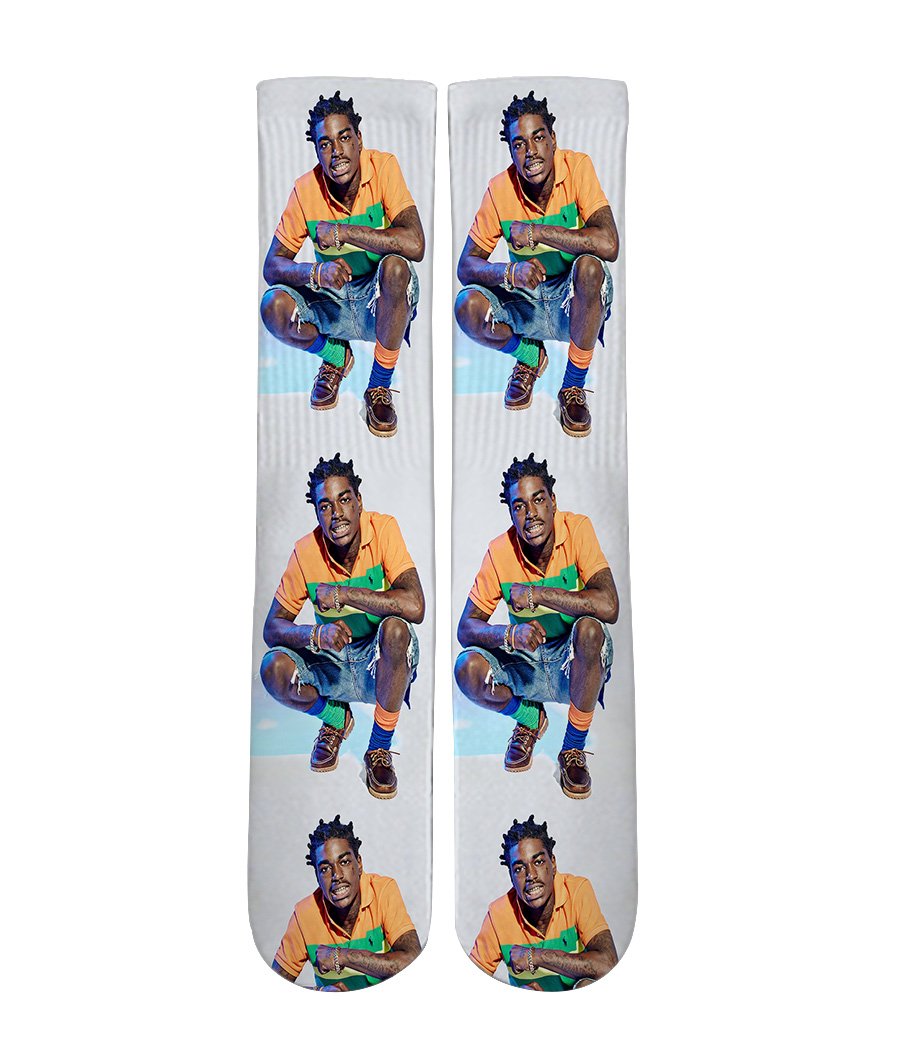 Kodak Black Elite crew all over printed socks - Dope Sox Official-Elite custom socks