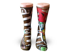 Chocolate M&M's Elite sublimated socks - Dope Sox Official-Elite custom socks