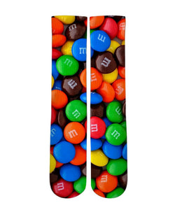 M&M candy elite graphic socks - Dope Sox Official-Elite custom socks