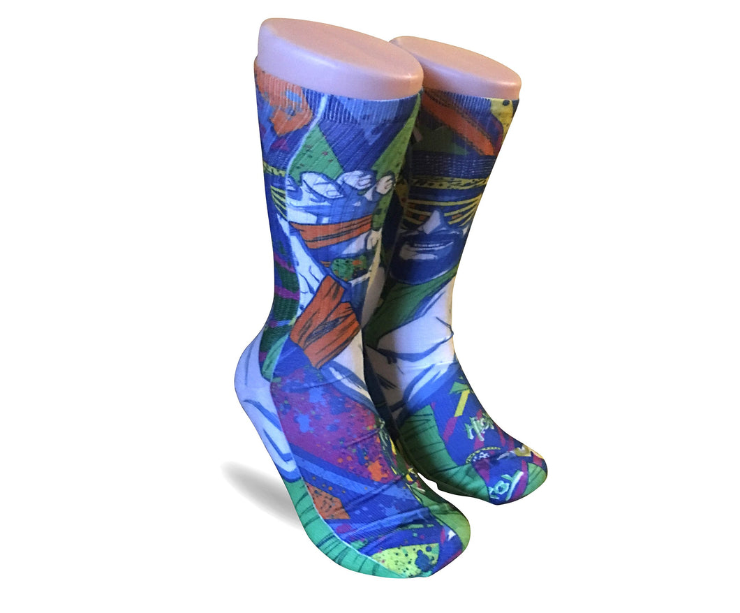 Macho Man retro Elite sublimated socks - Dope Sox Official-Elite custom socks