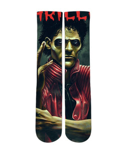 Micheal Jackson Thriller art socks - Dope Sox Official-Elite custom socks