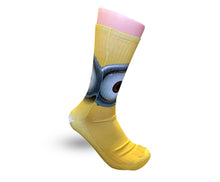 Minions Yellow All over print elite socks - Dope Sox Official-Elite custom socks