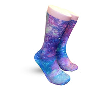 Purple Nova galaxy socks - Elite sublimated crew socks - Dope Sox Official-Elite custom socks
