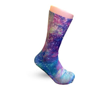Purple Nova galaxy socks - Elite sublimated crew socks - Dope Sox Official-Elite custom socks