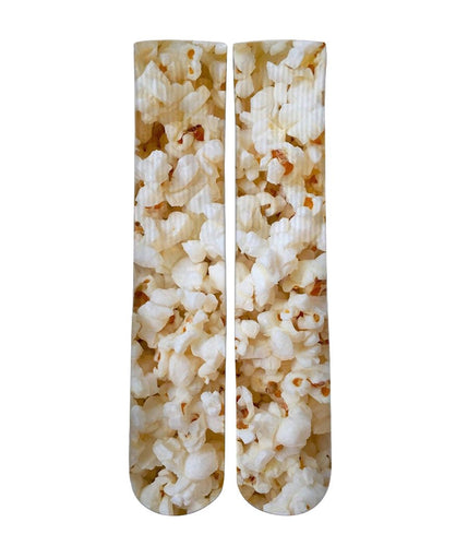 Pop Corn All over printed socks - Dope Sox Official-Elite custom socks