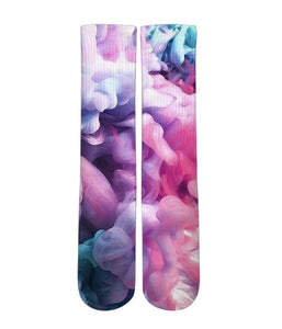 Rainbow Smoke customized elite socks - Dope Sox Official-Elite custom socks