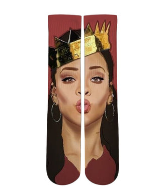 Rihanna Elite socks - Dope Sox Official-Elite custom socks