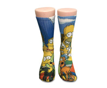 The Simpsons Elite crew all over printed socks - Dope Sox Official-Elite custom socks