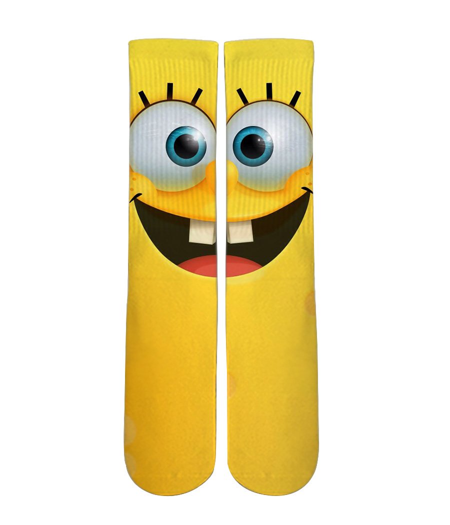 Sponge bob square pants Socks-Custom Elite Crew socks - Dope Sox Official-Elite custom socks